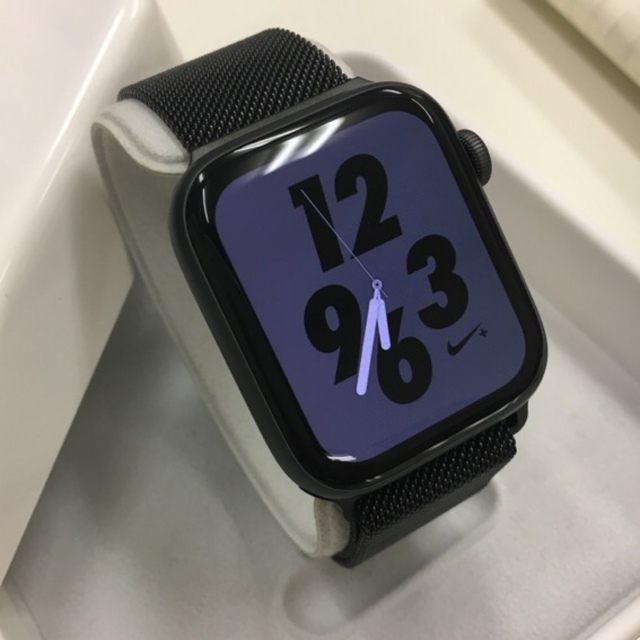 Apple Watch series4 黒 40mm アップルウォッチ ナイキ - 腕時計(デジタル)