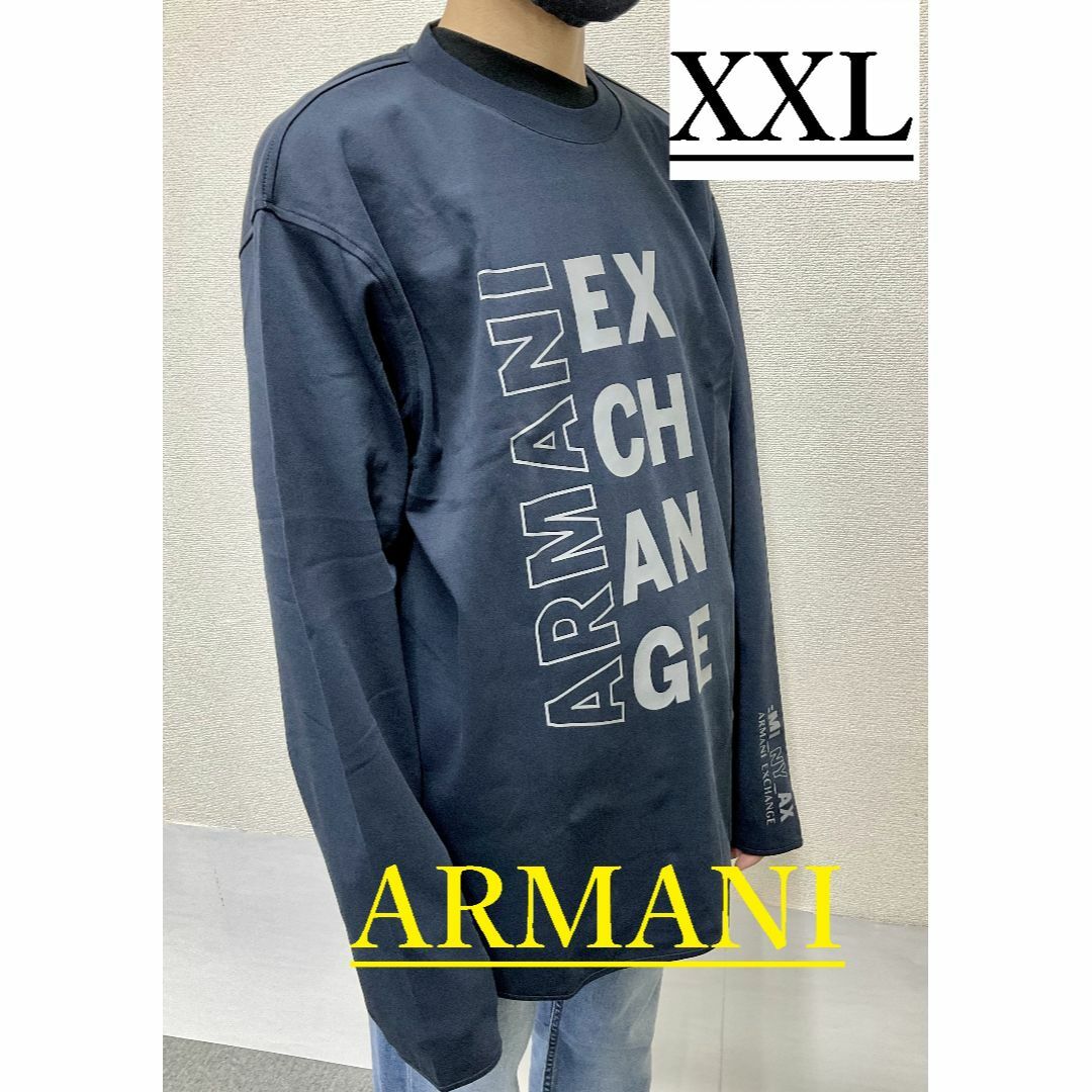 ARMANI EXCHANGE(アルマーニエクスチェンジ)のAX　トレーナー 1222　XXLサイズ　新品　アルマーニ　6LZMHZ メンズのトップス(スウェット)の商品写真