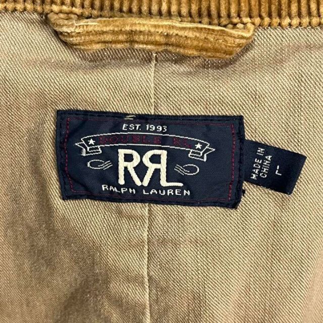 【美品】RRL コーデュロイ ハンティングジャケット 太畝 ブラウン