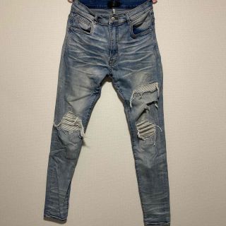 アミリ(AMIRI)の中古 Amiri クラッシュデニム 32(デニム/ジーンズ)