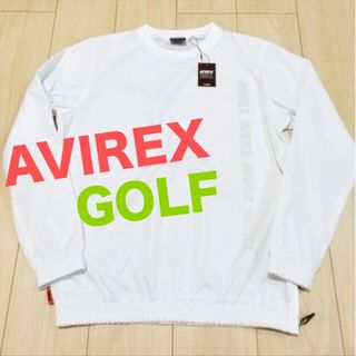 アヴィレックス(AVIREX)のAVIREX GOLF スニードジャケット ホワイト 秋冬モデル(ウエア)