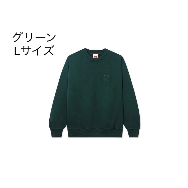 STUSSY(ステューシー)のverdy girls don't cry GDC スウェット Lサイズ メンズのトップス(スウェット)の商品写真