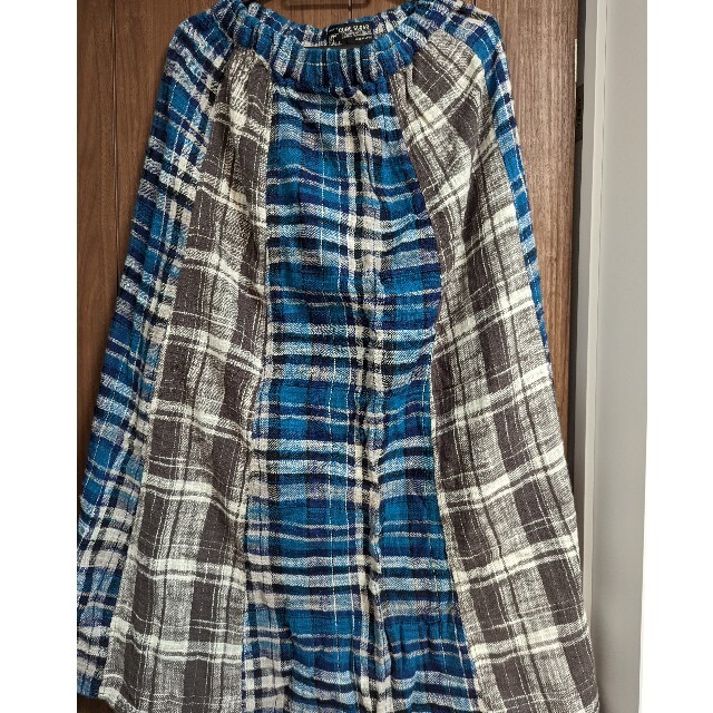 CUBE SUGAR(キューブシュガー)のCUBE SUGAR　チェックロングスカート レディースのスカート(ロングスカート)の商品写真
