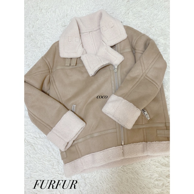 【2020】ボンバージャケット☆新品☆アイボリー☆FURFUR