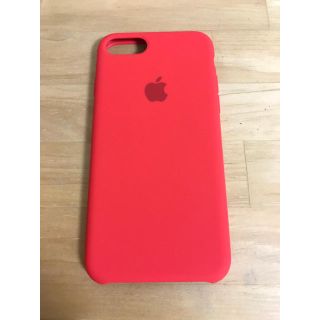 アップル(Apple)のiPhone7 純正シリコンケース RED(iPhoneケース)