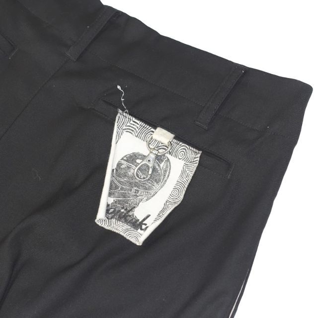 irojikake 21aw BONDAGE PANTS black