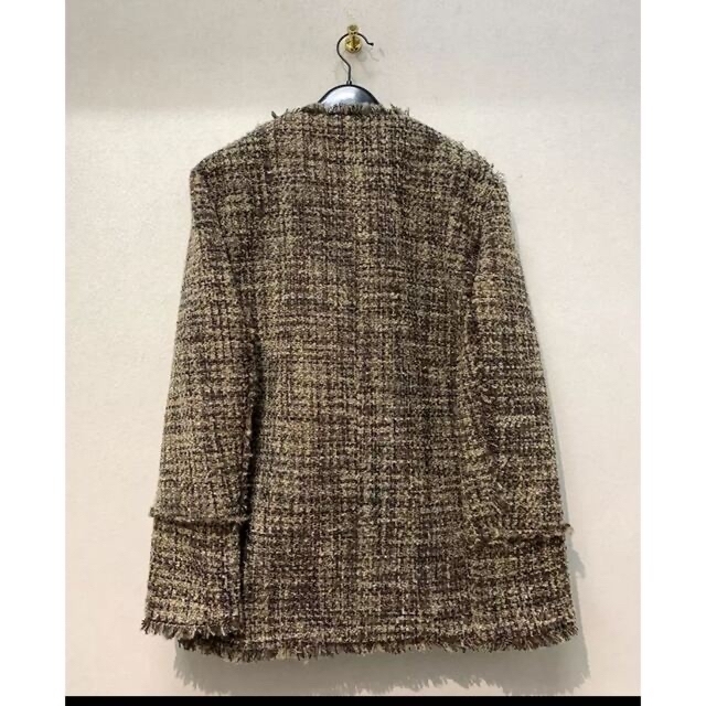 CLANE NO COLOR TWEED JACKET 新品