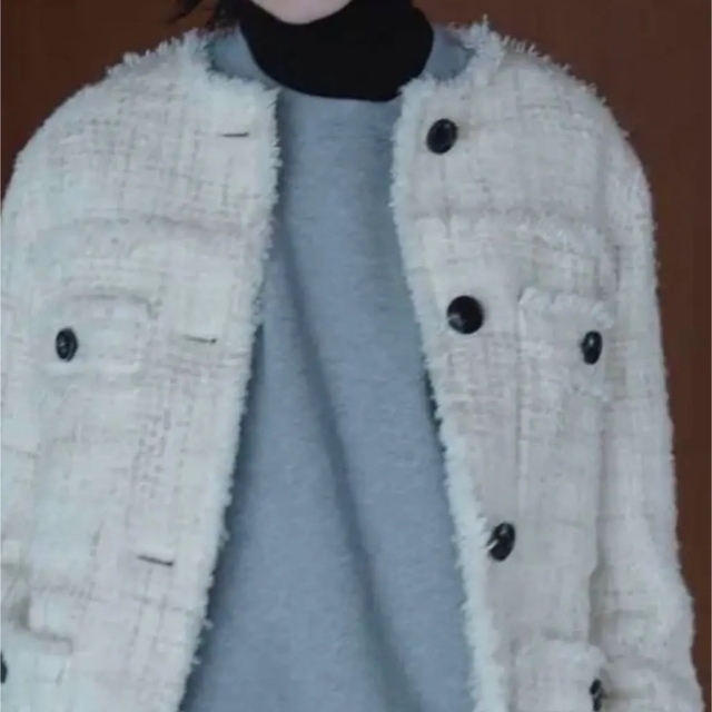 CLANE NO COLOR TWEED JACKET 新品 | フリマアプリ ラクマ