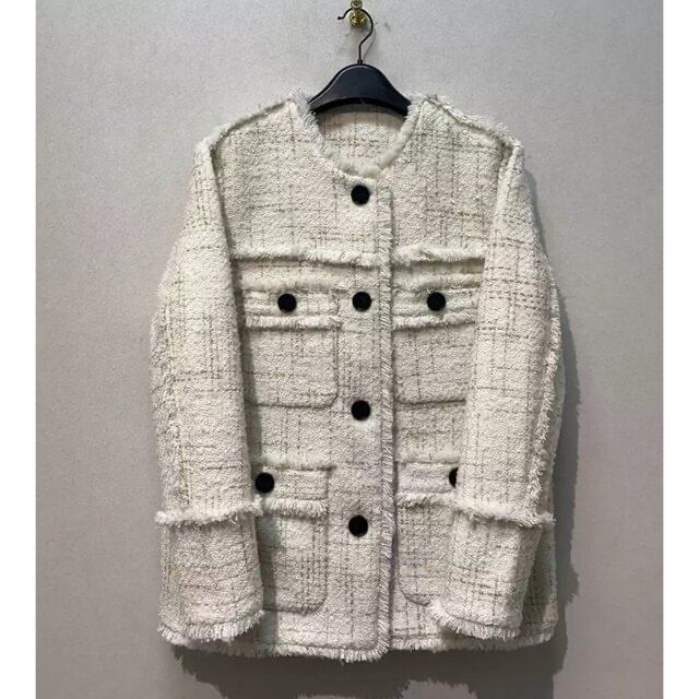 CLANE - CLANE NO COLOR TWEED JACKET 新品の通販 by t's shop｜クラネ