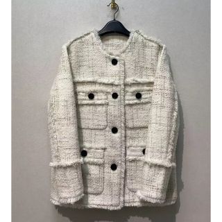 CLANE   CLANE NO COLOR TWEED JACKET 新品の通販 by t's shop｜クラネ