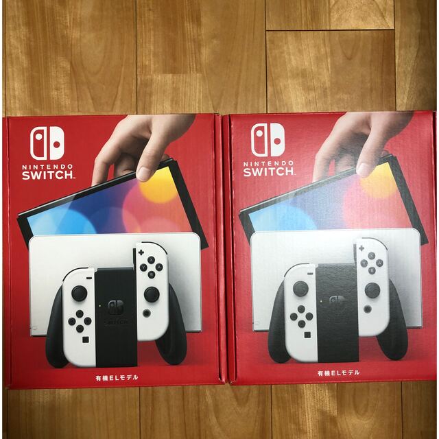 爆買い！ Nintendo Switch ホワイト2台 有機ELモデル スイッチ本体