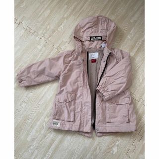 ザラキッズ(ZARA KIDS)のZARA   キッズ　ベビー　スヌーピー　アウター　ピンク(ジャケット/上着)