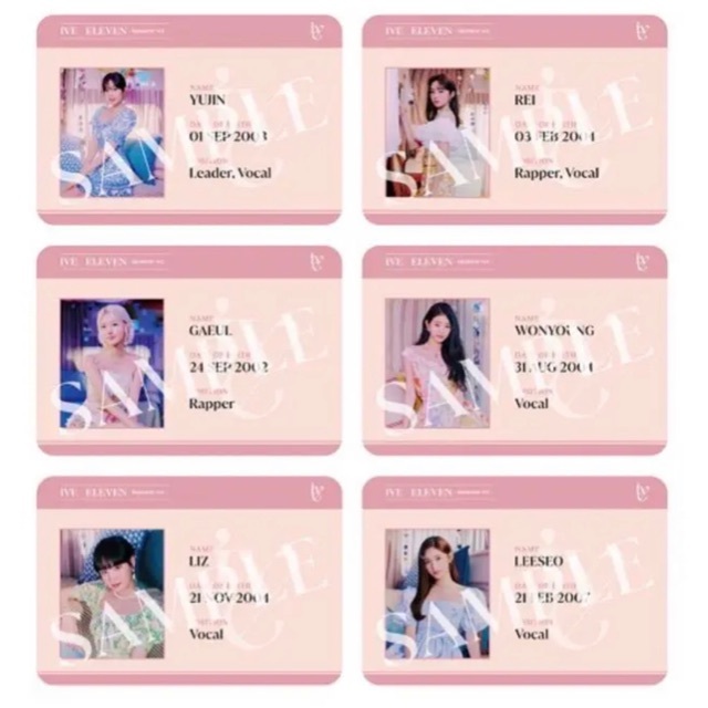 IVE ELEVEN Japanese タワレコ 特典 id トレカ コンプの通販 by IVE ELEVEN Japanese タワレコ 特典 id トレカ コンプの通販 by