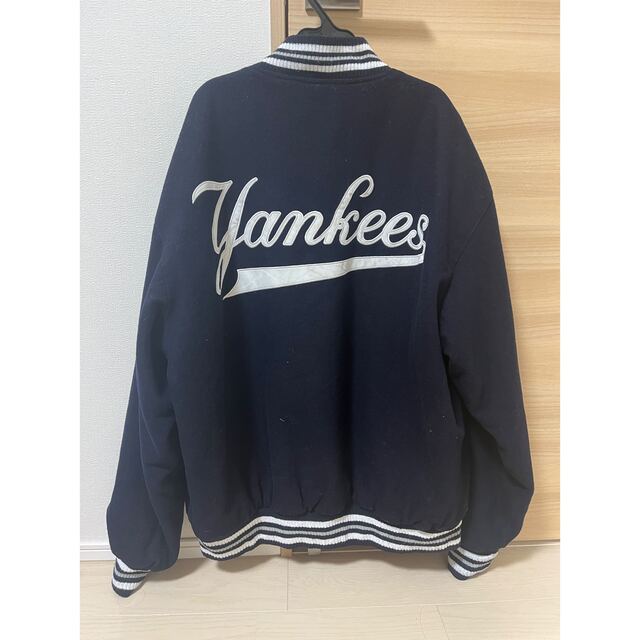 New York Yankees ニューヨークヤンキース スタジャン 古着 メンズのジャケット/アウター(スタジャン)の商品写真