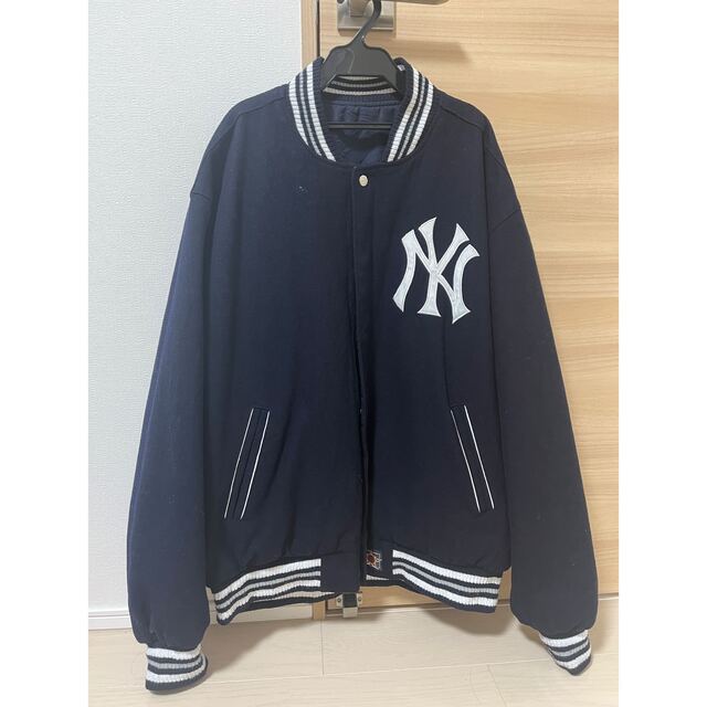 New York Yankees ニューヨークヤンキース スタジャン 古着 メンズのジャケット/アウター(スタジャン)の商品写真