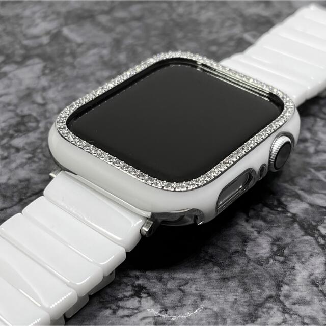 Apple Watch ジルコンケース　セラミックバンド　ホワイトセット