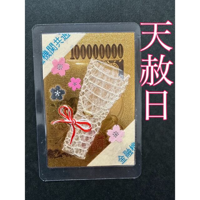 白蛇の抜け殻⭐️巳年生まれが育てるヘビのお守り☆産道【天赦日・甲子 ...