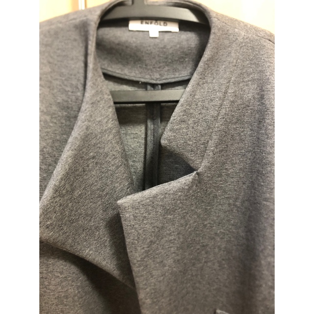 美品。エンフォルド ダンボールカーディガン グレー - www