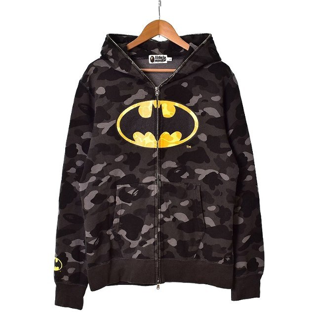 A BATHING APE - アベイシングエイプ バットマン パーカー ジップ