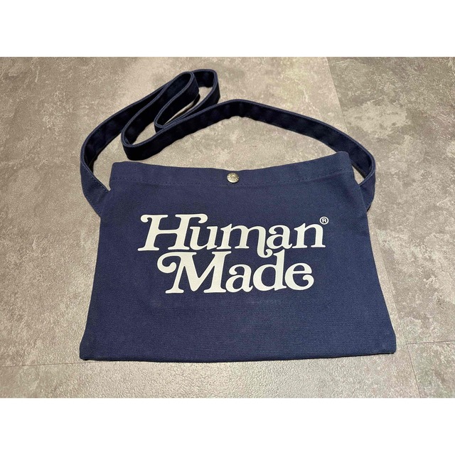 美品HUMAN MADE Girls Don't CrySatchel Navy 1