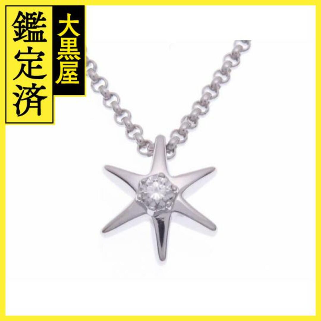 ショパール ダイヤモンド ネックレス スター ダイヤモンド WG【430】ネックレス