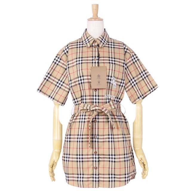 売り公式店 極美品 バーバリー BURBERRY チュニック シャツ シャツ