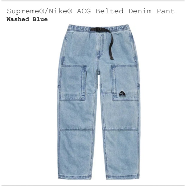 専用 Supreme Nike ACG Belted Denim Pant M