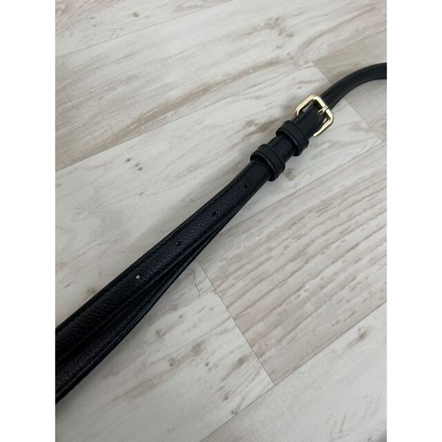 【美品】kate spade ハーフムーン レザーショルダーバック