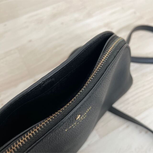 美品】kate spade ハーフムーン レザーショルダーバック