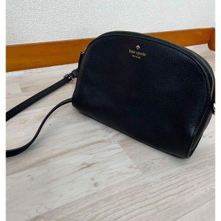 kate spade new york - 【美品】kate spade ハーフムーン レザー