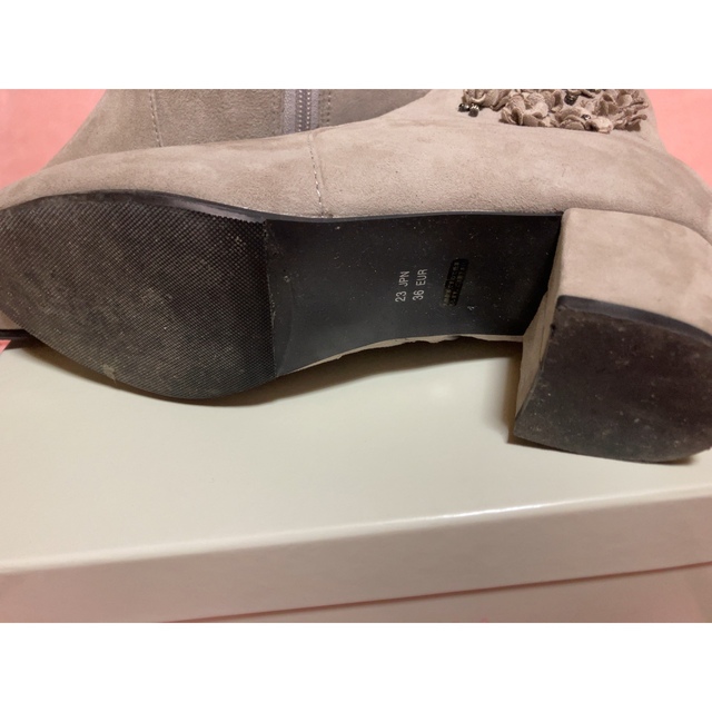 ANTEPRIMA(アンテプリマ)のアンテプリマ ブーツ ミルクティーベージュ 23cm 5cmヒール レディースの靴/シューズ(ブーツ)の商品写真
