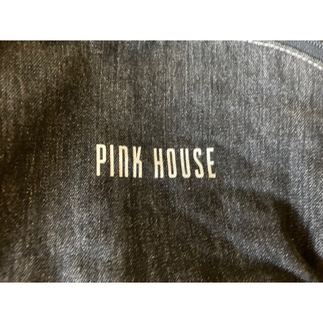 PINK HOUSE(ピンクハウス)のピンクハウス　　黒デニム大きなリュック レディースのバッグ(リュック/バックパック)の商品写真