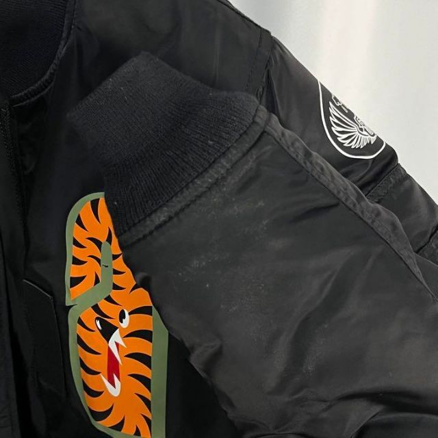 A BATHING APE - アベイシングエイプ Shark Tiger MA-1 フライト