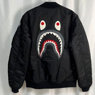 A BATHING APE シャーク MA-1 SHARK フライトジャケット