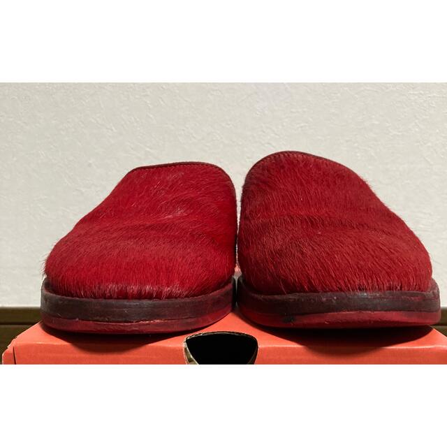 Hender Scheme(エンダースキーマ)の2017AW エンダースキーマ cheak ハラコ サンダル ミュール 4 メンズの靴/シューズ(サンダル)の商品写真