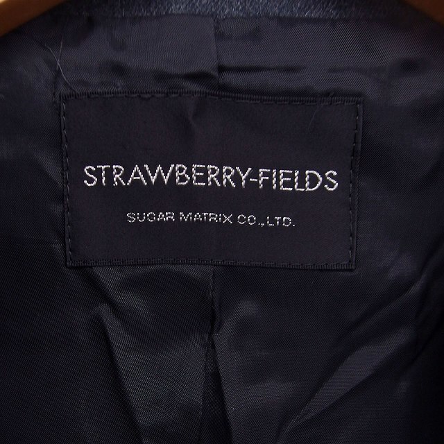 STRAWBERRY-FIELDS(ストロベリーフィールズ)のストロベリーフィールズ テーラード ジャケット アウター 無地 ウール  レディースのジャケット/アウター(その他)の商品写真