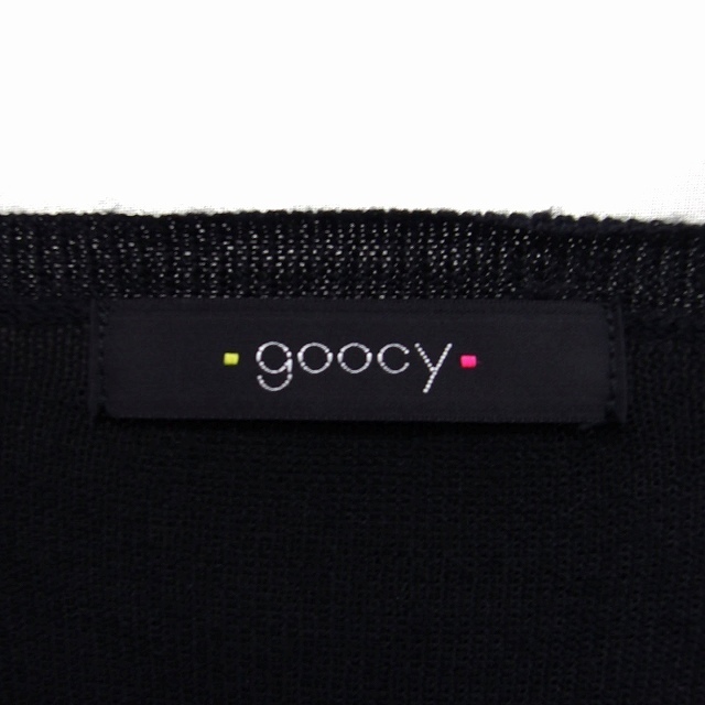 goocy(グースィー)のグースィー goocy ティアード チュニック ニット セーター 長袖 Uネック レディースのトップス(チュニック)の商品写真