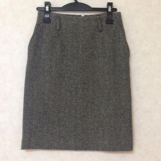 ラルフローレン(Ralph Lauren)の美品☆ラルフローレンヘリンボーンスカート(ひざ丈スカート)