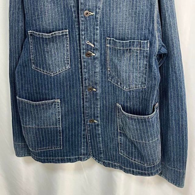 【極美品】18aw RRL WABASH STRIPE COVERALL