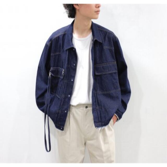 COMOLI(コモリ)の【新品】YOKE 21AW  ヨーク デニムジャケット Gジャン サイズ2 メンズのジャケット/アウター(Gジャン/デニムジャケット)の商品写真