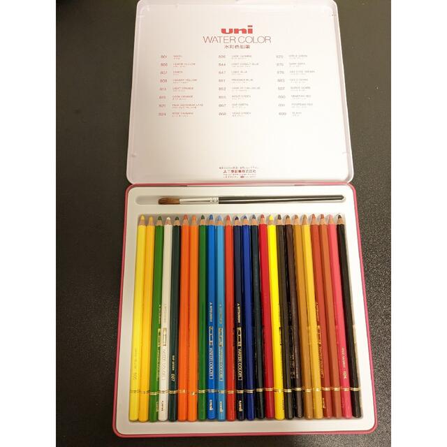 三菱鉛筆(ミツビシエンピツ)のuni ウォーターカラー　24色 エンタメ/ホビーのアート用品(色鉛筆)の商品写真