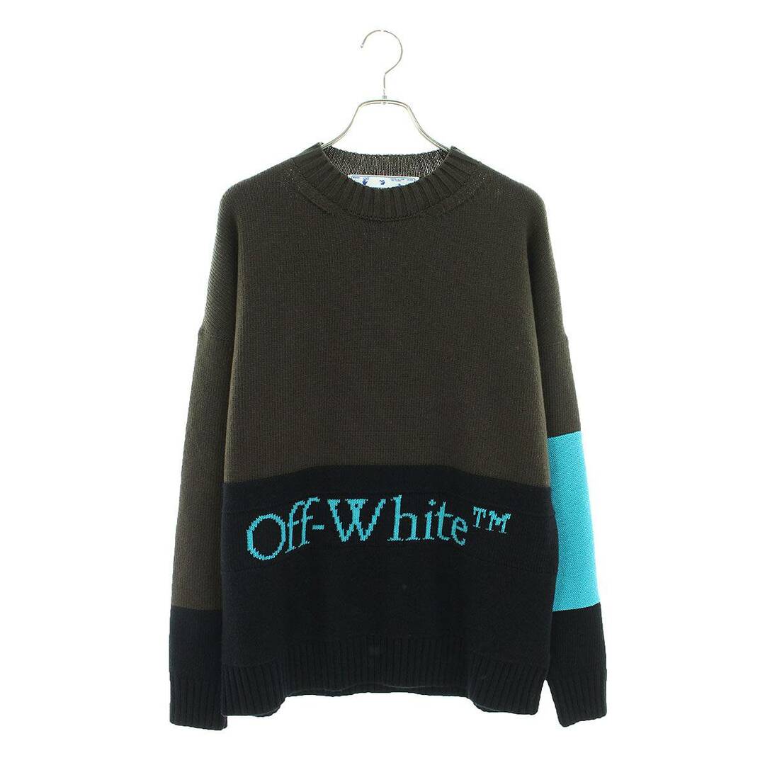 してきたア OFF-WHITE - Off white 21aw block check sweaterの通販 by SNRKRS｜オフ ...