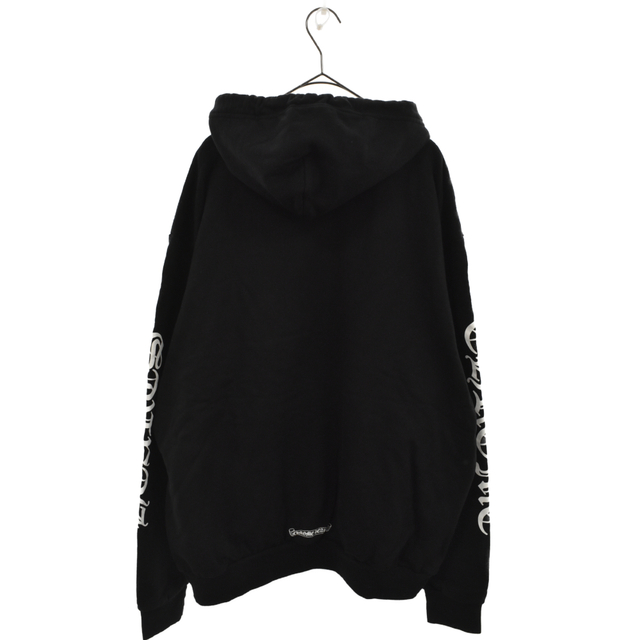 CHROME HEARTS クロムハーツ SWTSHRT PLVR アームロゴプリントプルオーバーパーカー ブラック