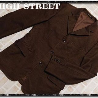 ハイストリート(HIGH STREET)のハイストリート　コーデュロイジャケット　茶(その他)