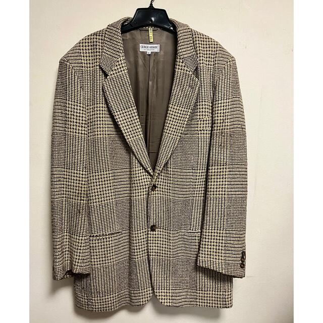 【極美品】ジョルジオアルマーニ 千鳥格子柄ヘリンボーン バックジップワンピース | xlguiden.se