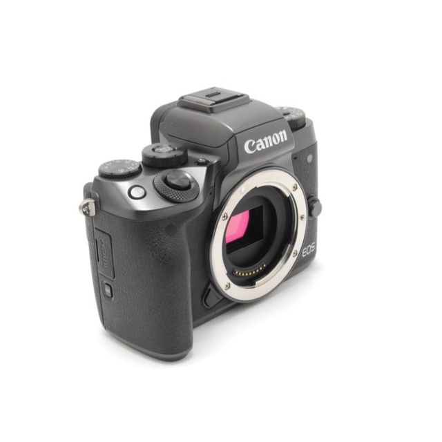 ❤️オシャレグラファイト!自撮り+Wi-Fi☆キャノン EOS M5 Wズーム