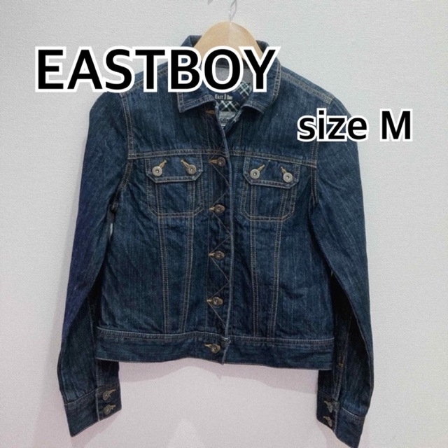 EASTBOY(イーストボーイ)のEASTBOY  イーストボーイ　デニムジャケット　M 9号 レディースのジャケット/アウター(Gジャン/デニムジャケット)の商品写真