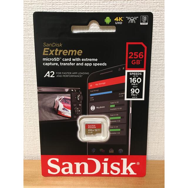 マイクロSD SanDisk Extreme 256GB