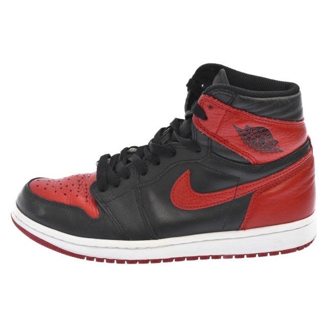 260cm備考NIKE ナイキ AIR JORDAN 1 RETRO HIGH OG BANNED BRED エアジョーダン1 レトロ バーンド ブレッド ハイカットスニーカー US8 555088-001