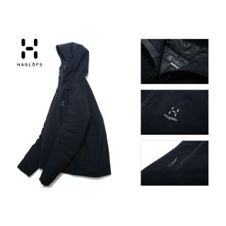 ホグロフス(Haglofs)の新品 Haglofs LEVA DOWN HOOD black M MEN(ダウンジャケット)